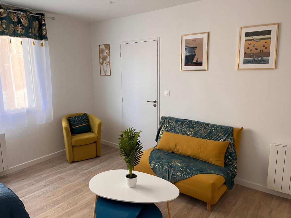 Studio Cosy Avec Terrasse, Proche Chantiers Et Airbus Saint-Nazaire  Buitenkant foto